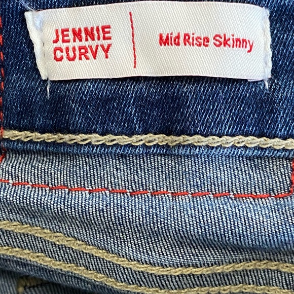 True religion Jenny curvy skinny jean medium wash 29 - Picture 13 of 15